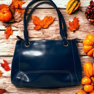 Strong blue handbag